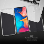 360 Degree Protection Clear Silicone Cover For Samsung Galaxy A20e SM-A202F Slim Fit and Sophisticated in Look